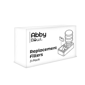 3-Pack Abby Bowl™ Replacement Filters